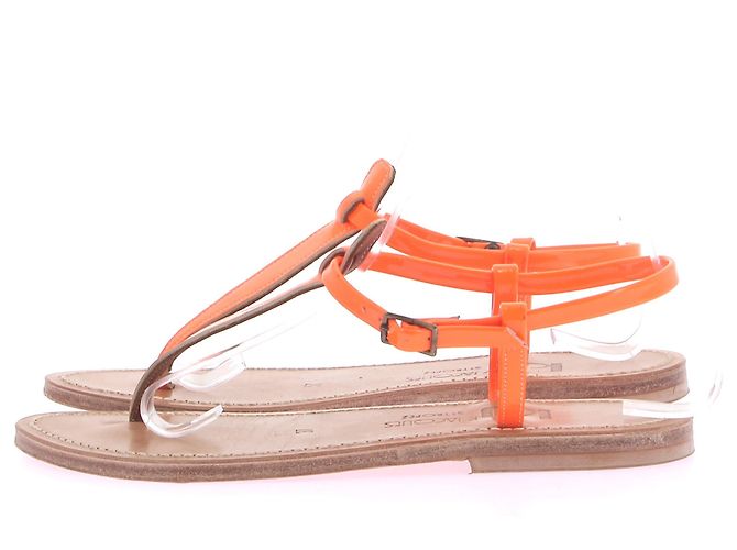 K Jacques Infradito arancione fluorescente - vista 2