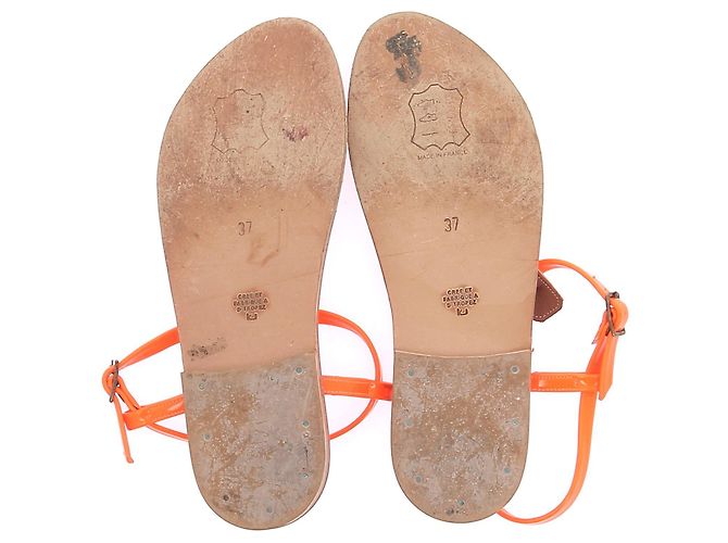 K Jacques Infradito arancione fluorescente - vista 7