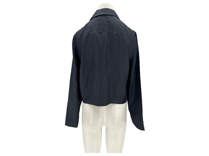 Autre Marque Camicia di seta "Aloma" Nero - vista 2