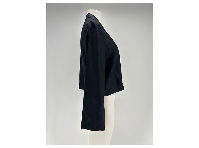 Autre Marque Camicia di seta "Aloma" Nero - vista 3
