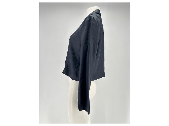 Autre Marque Camicia di seta "Aloma" Nero - vista 4