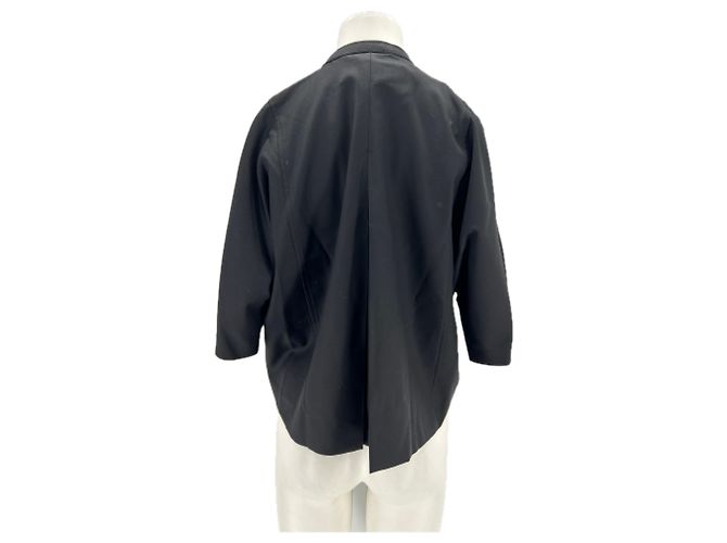 Autre Marque Camicia in lana nera "Aylin" Nero - vista 2