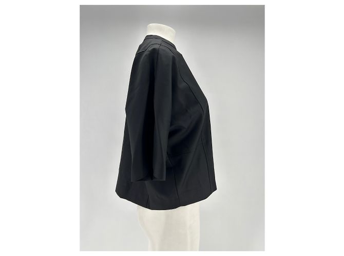 Autre Marque Camicia in lana nera "Aylin" Nero - vista 3