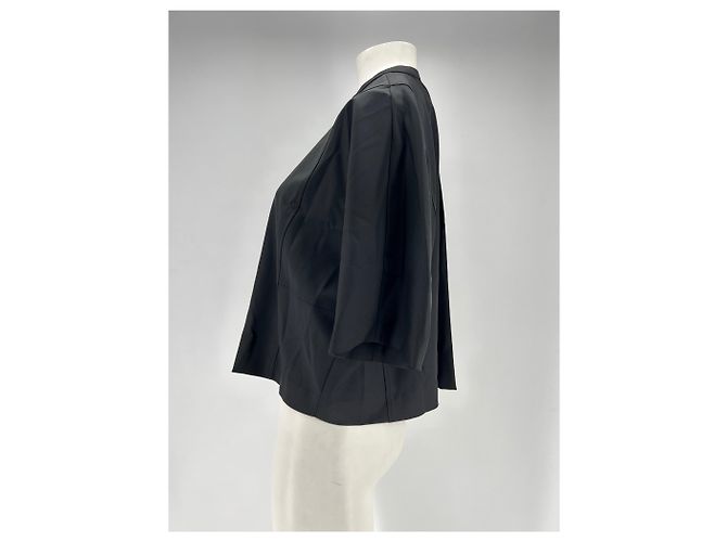 Autre Marque Camicia in lana nera "Aylin" Nero - vista 4