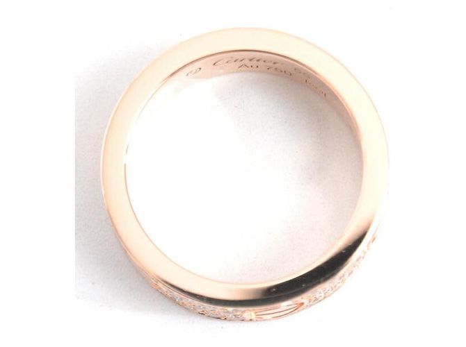 Anello Cartier Love completamente pavé di diamanti 750PG misura 55 D'oro - vista 2