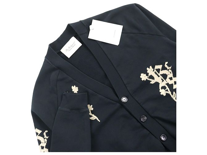 & Other Stories Cárdigan de forro polar de algodón con estampado floral negro beige L - vista 2
