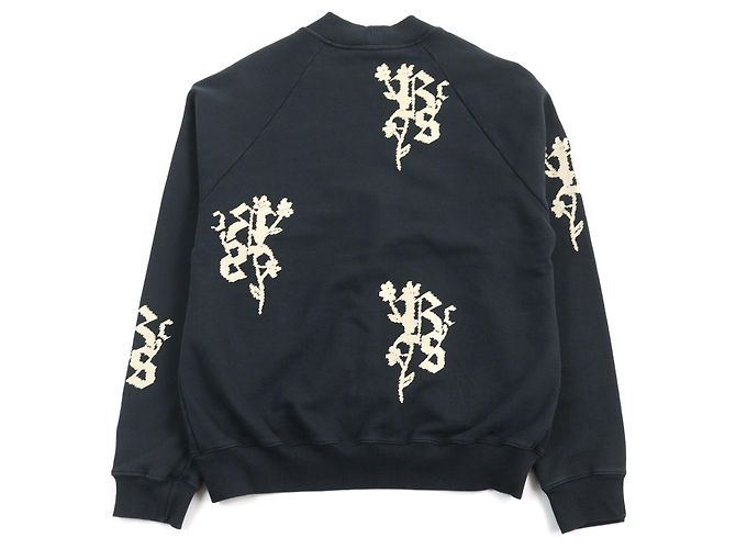 & Other Stories Cárdigan de forro polar de algodón con estampado floral negro beige L - vista 3