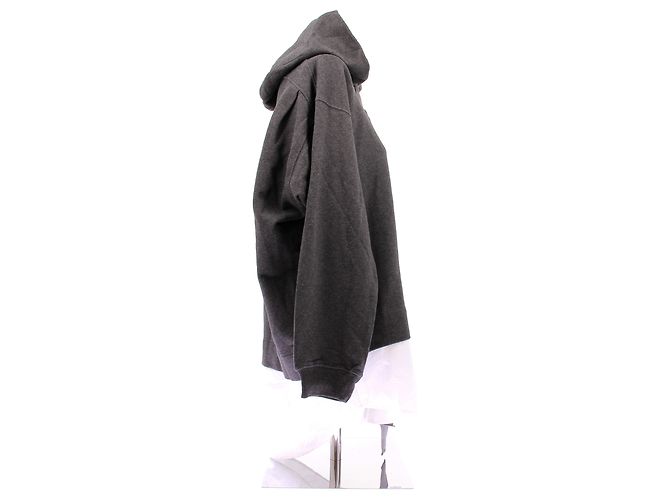 Autre Marque Sudadera gris PATOU con yugo de camisa - vista 3