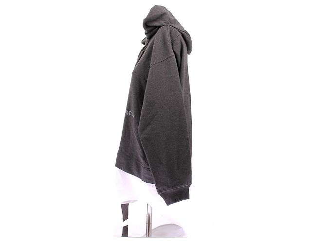 Autre Marque Sudadera gris PATOU con yugo de camisa - vista 4