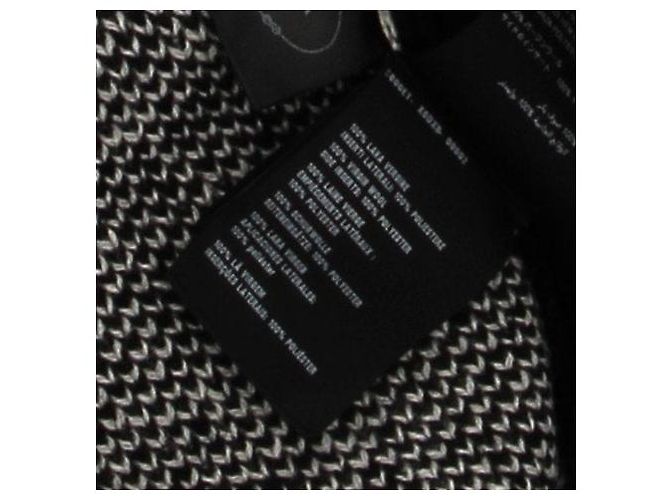 Prada ärmelloses Wollkleid schwarz weiß - Ansicht 7