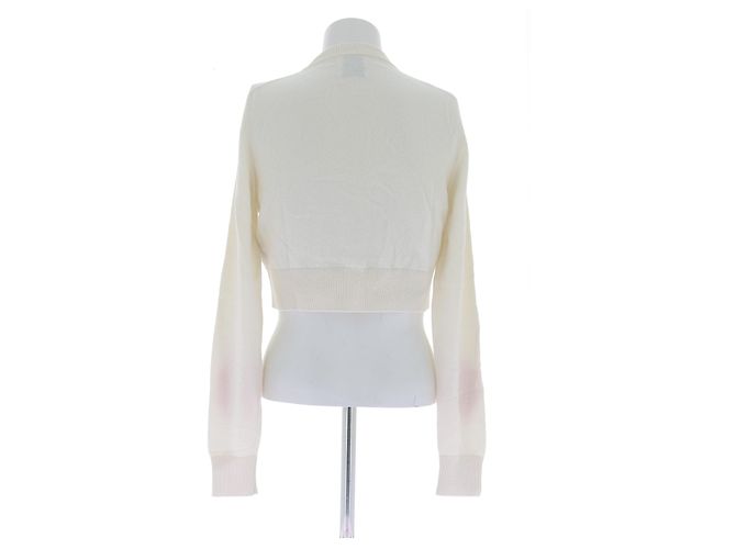 Barrie Cardigan aus einer Mischung von Kaschmir und Wolle Khaki - Ansicht 2