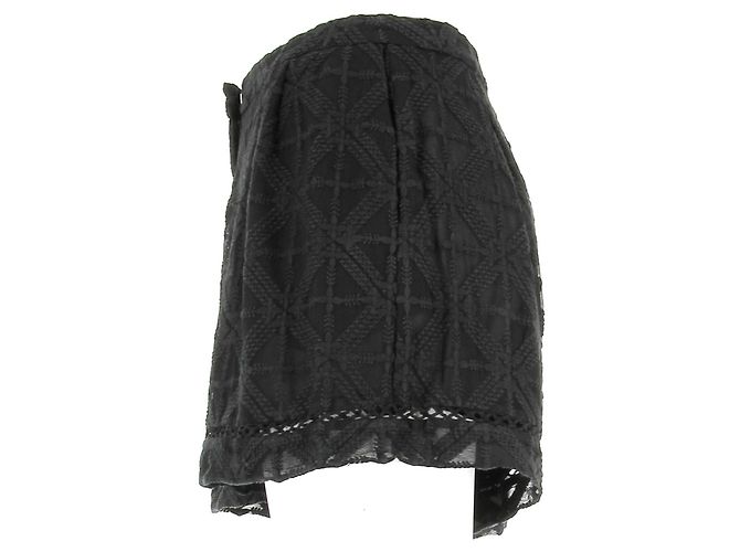 Pantaloncini in seta nera Zimmermann Nero - vista 4