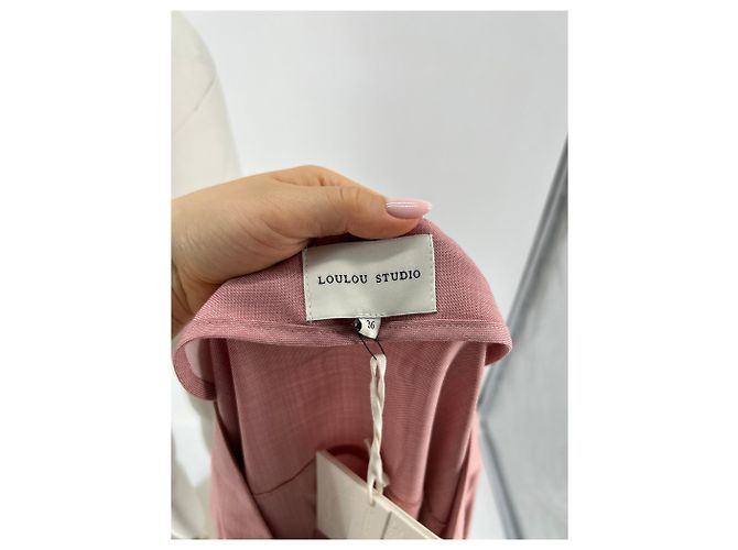 Autre Marque Wollbluse "Oreca" Pink - Ansicht 6