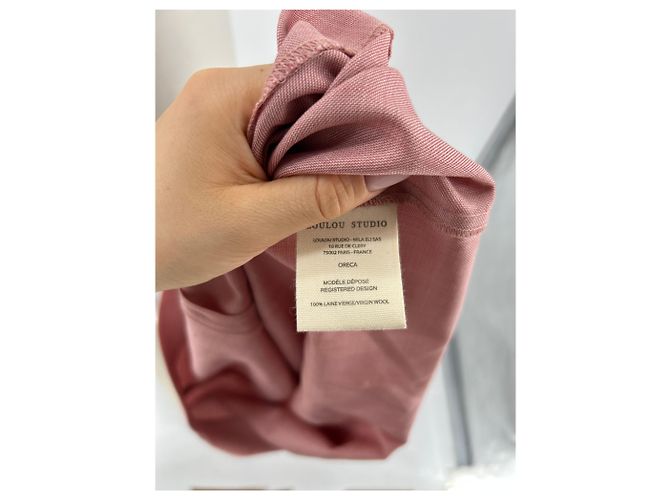 Autre Marque Wollbluse "Oreca" Pink - Ansicht 7