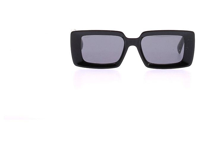Tod's Gafas de sol rectangulares negras Negro - vista 2