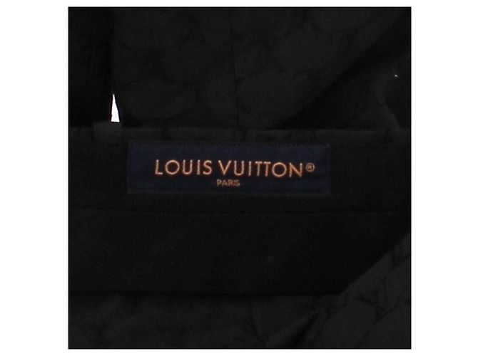 Louis Vuitton Pantalón negro monogramado - vista 3