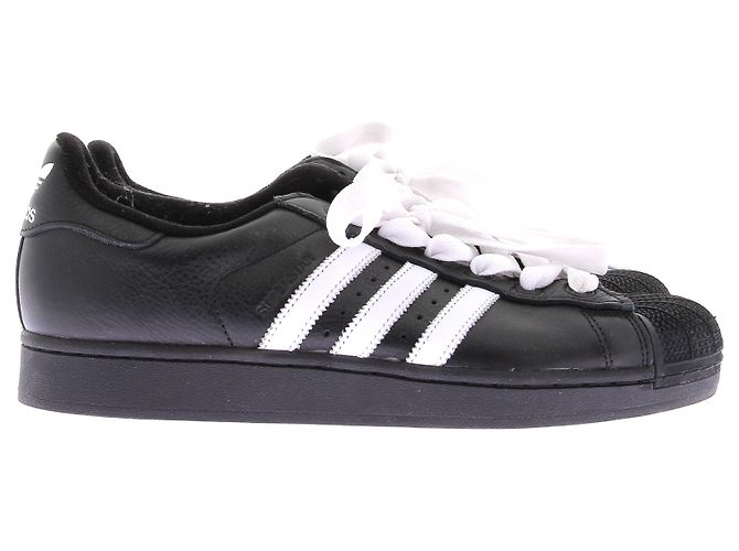 Adidas Scarpe "Supertars II" in pelle Nero - vista 2