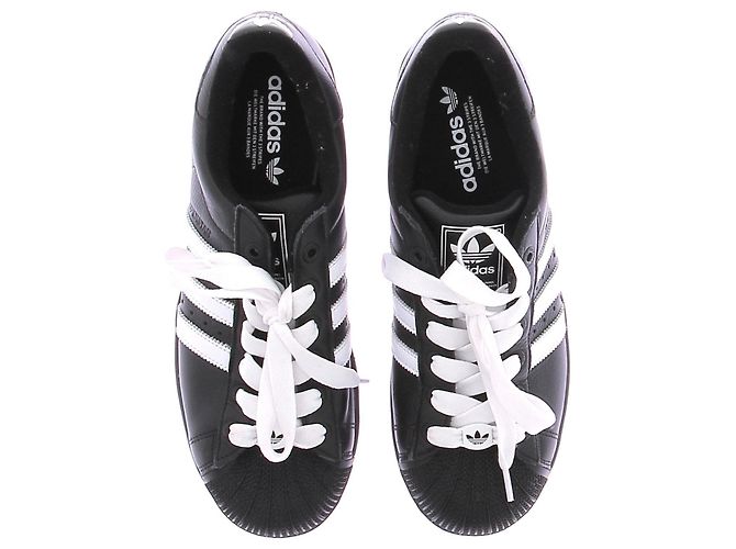 Adidas Scarpe "Supertars II" in pelle Nero - vista 6