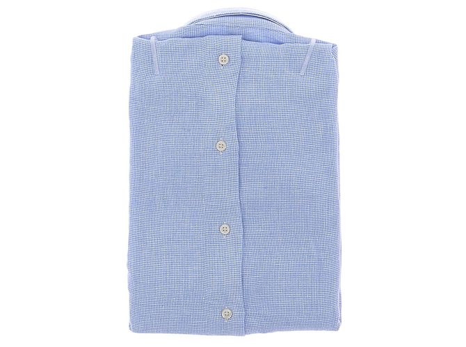 Camicia Polo Ralph Lauren Blu a Quadretti M - vista 2