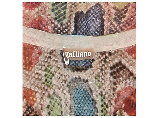 John Galliano Top à motif python - view 5
