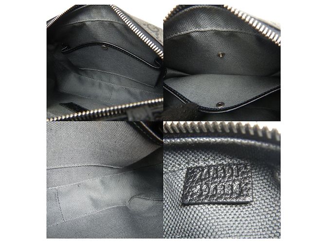Mini Borsa a Spalla Gucci GG Supreme in Tela Nero - vista 9