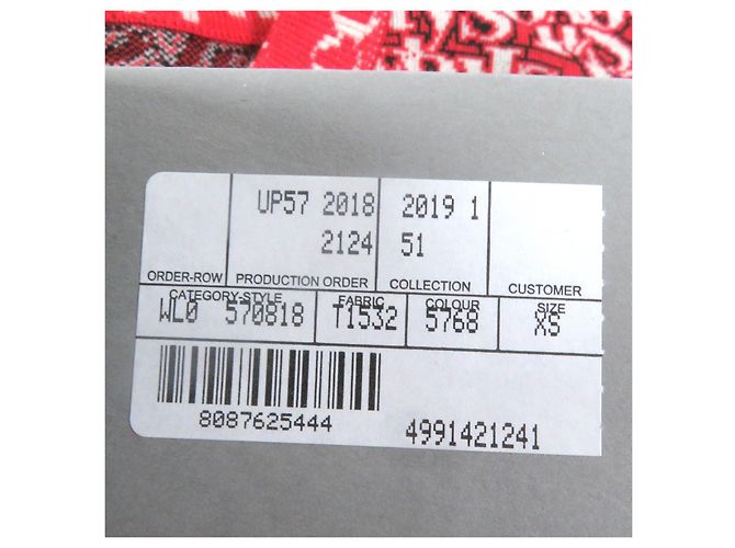Suéter de punto rojo con estampado Balenciaga XS Roja - vista 10