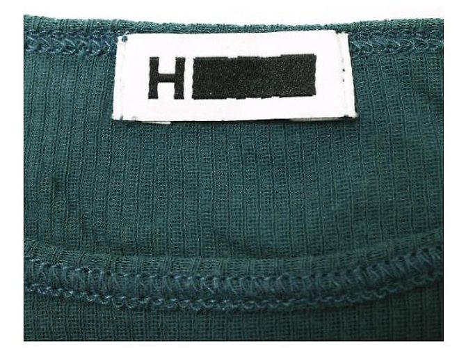 & Other Stories Jersey H BEAUTY&YOUTH de algodón acanalado con cuello redondo Verde - vista 4
