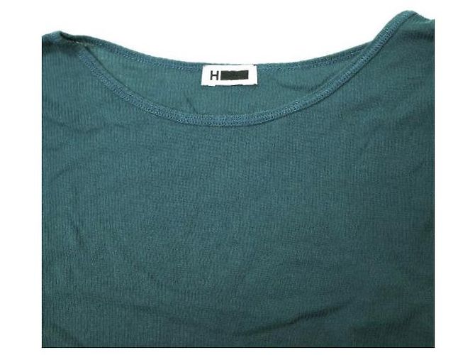& Other Stories Jersey H BEAUTY&YOUTH de algodón acanalado con cuello redondo Verde - vista 5