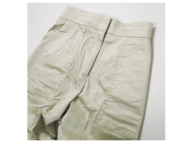 & Other Stories DES PRES Samt Stretch-Hosen Golden Grau - Ansicht 3