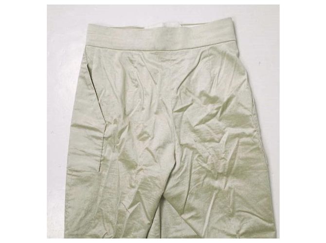 & Other Stories DES PRES Samt Stretch-Hosen Golden Grau - Ansicht 5