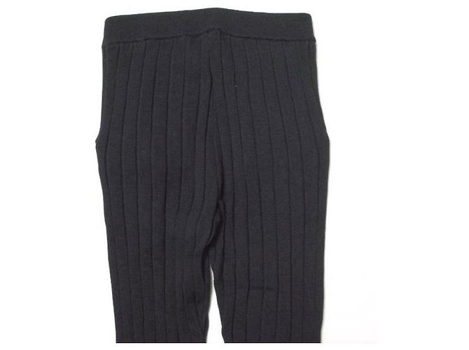 & Other Stories Pantaloni AILA Rib Neri 1204-06007 Nero Blu navy - vista 4