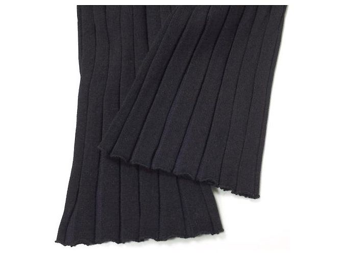 & Other Stories Pantaloni AILA Rib Neri 1204-06007 Nero Blu navy - vista 5