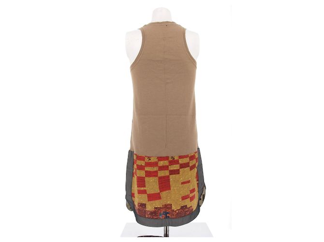 Givenchy Beige Strickkleid mit bunten Mustern Braun - Ansicht 2