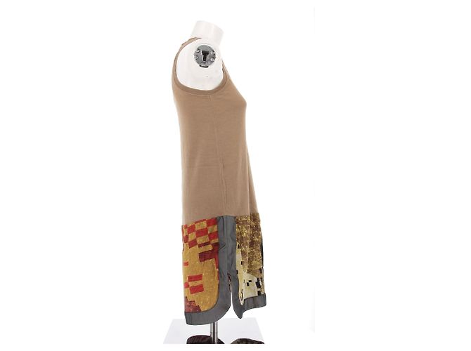 Givenchy Beige Strickkleid mit bunten Mustern Braun - Ansicht 3