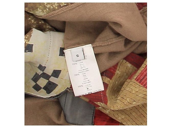 Givenchy Beige Strickkleid mit bunten Mustern Braun - Ansicht 6