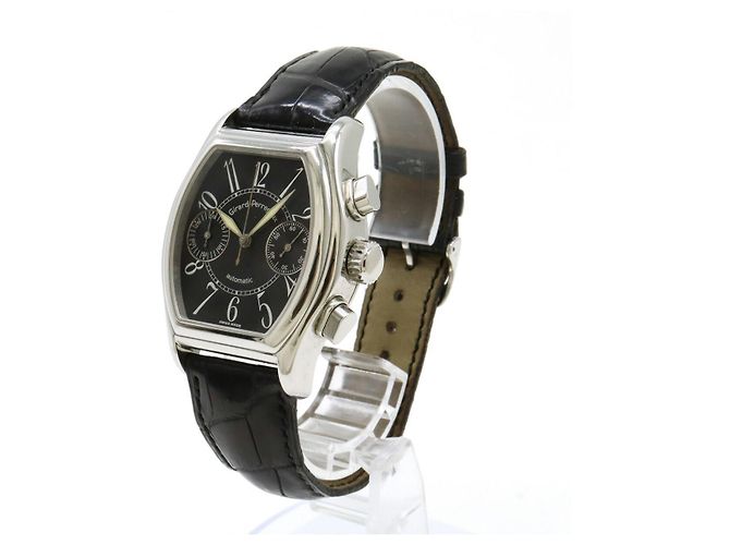 Girard-Perregaux Richeville Edelstahl-Chronograph Schwarz - Ansicht 2