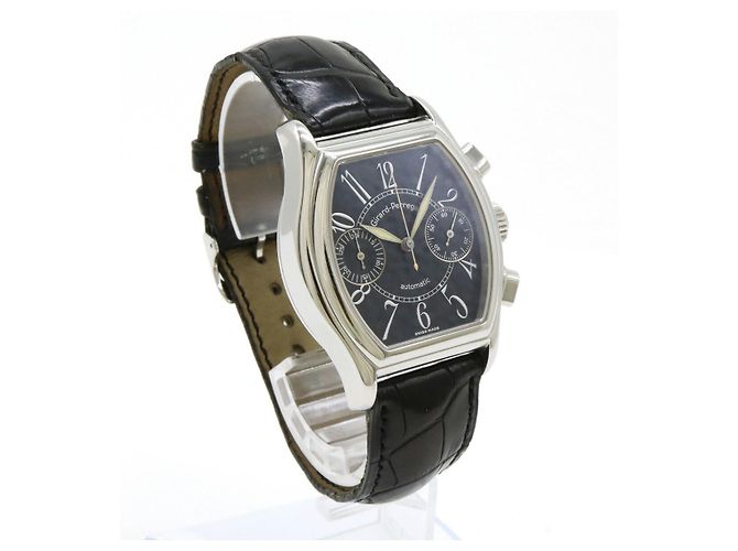Girard-Perregaux Richeville Edelstahl-Chronograph Schwarz - Ansicht 3