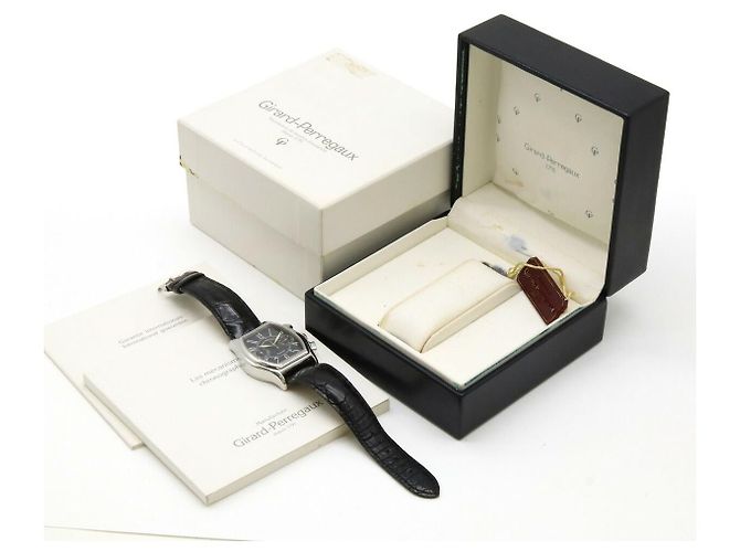 Girard-Perregaux Richeville Edelstahl-Chronograph Schwarz - Ansicht 9
