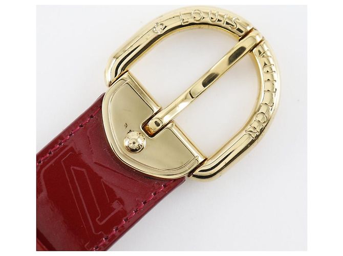 Cinturón Monogram Vernis Louis Vuitton M6980 Roja - vista 10