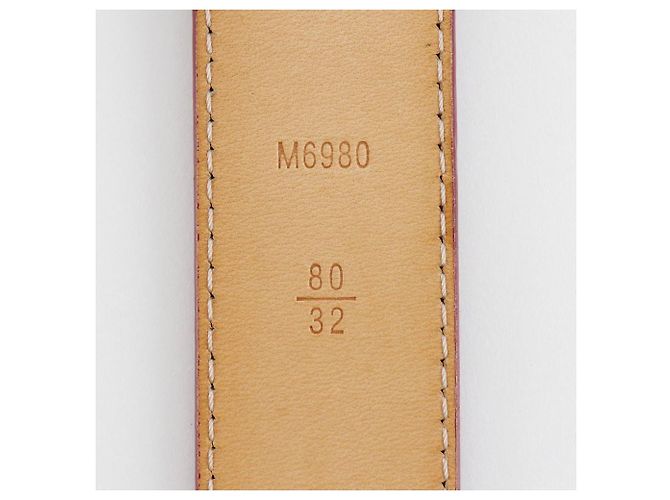 Cinturón Monogram Vernis Louis Vuitton M6980 Roja - vista 11