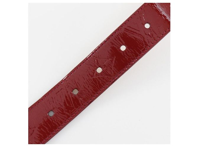 Cinturón Monogram Vernis Louis Vuitton M6980 Roja - vista 6