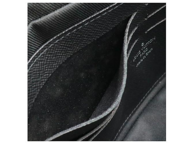 Borsa a mano Louis Vuitton Alpha Damier Graphite Nero Grigio - vista 9