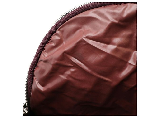Chanel Coco Cocoon Nylon-Leder-Rucksack Schwarz Bordeaux - Ansicht 7
