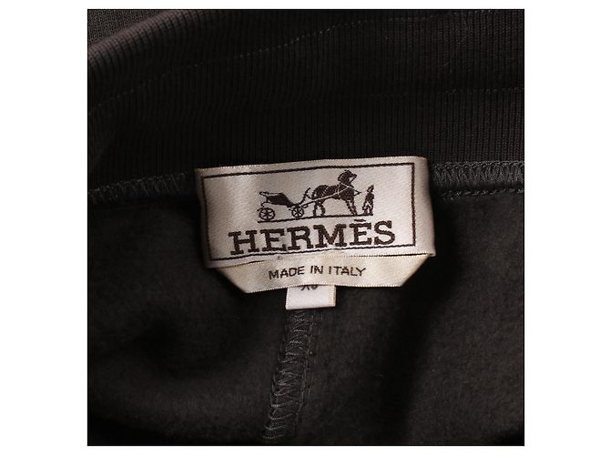 Hermès Pantalones de algodón Hermes Run H Gris - vista 3