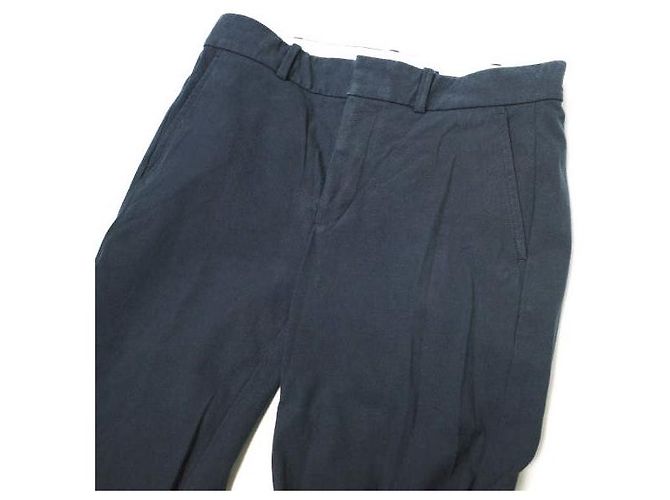 & Other Stories Pantalones de algodón elástico POLO RALPH LAUREN Blanco Azul marino - vista 4
