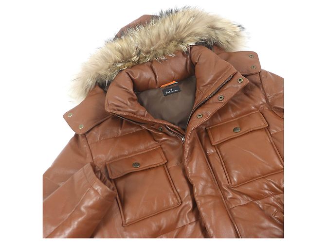 & Other Stories PS Paul Smith Lammleder Steppjacke braun S - Ansicht 2