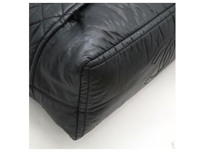 Borsa Boston in pelle Coco Cocoon di Chanel Nero Bordò - vista 3
