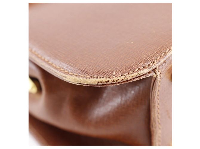 Borsa a spalla in pelle 2WAY di Salvatore Ferragamo Marrone - vista 4