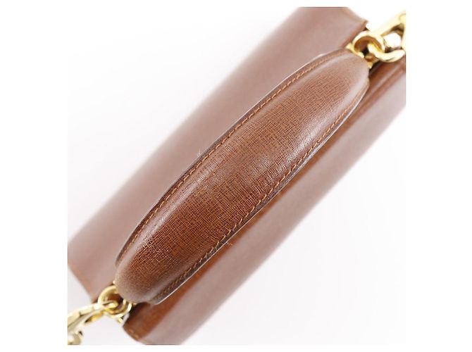 Borsa a spalla in pelle 2WAY di Salvatore Ferragamo Marrone - vista 5