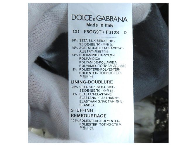 Dolce & Gabbana Seiden-Maxikleid 38 Beige Grau - Ansicht 9